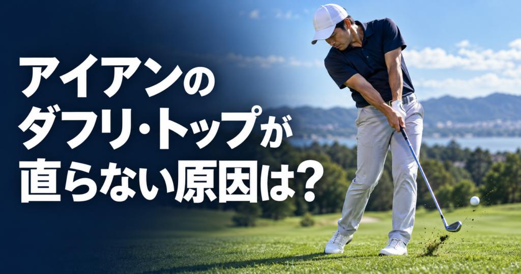 アイアンのダフリ・トップが直らない原因は？