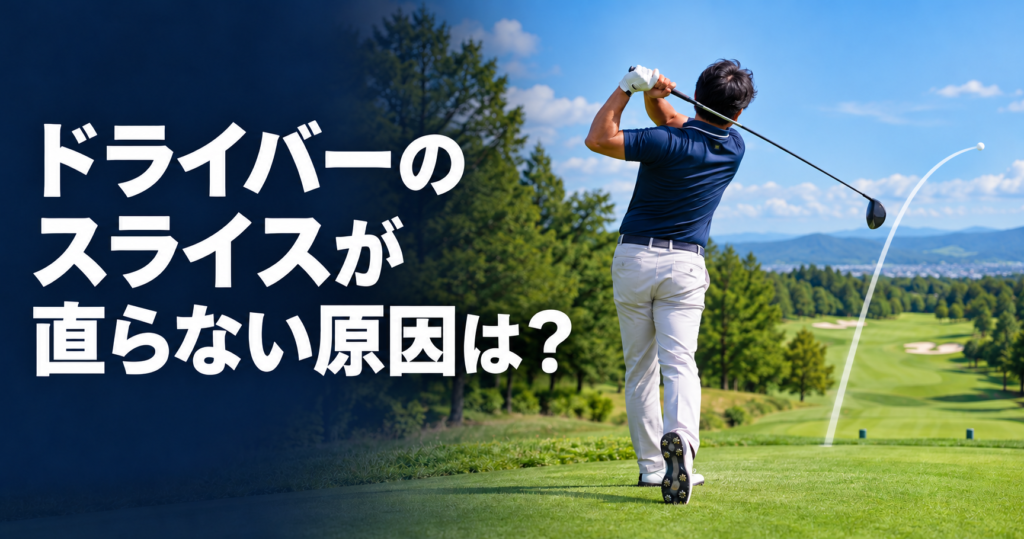ドライバーのスライスが直らない原因は？